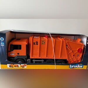 Bruder Orange Garbage Truck Toy